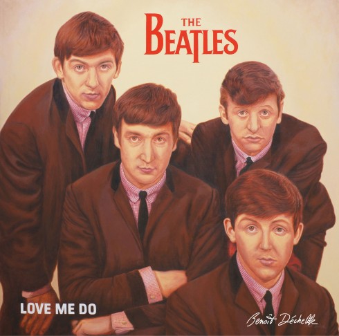 Beatles – The 50th anniversary of «Love me do» – Acrylique sur toile – 180 x 180 cm